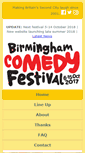 Mobile Screenshot of bhamcomfest.co.uk