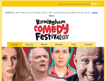 Tablet Screenshot of bhamcomfest.co.uk